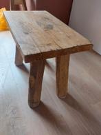 Houten krukje €5,-, Huis en Inrichting, Krukjes, Ophalen, Gebruikt, Hout