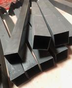 24x Meubelpoot /tuin prieel - vierkant staal - zwartgrijs, Ophalen, Gebruikt, Tuinpaviljoen