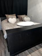 Bed ombouw steigerhout met tv lift., Ophalen, Tweepersoons, Hout, 180 cm