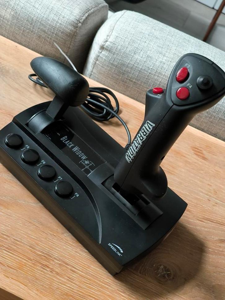 Speedlink Black Widow Controller - Gebruikt, Computers en Software, Joysticks, Gebruikt, Ophalen of Verzenden