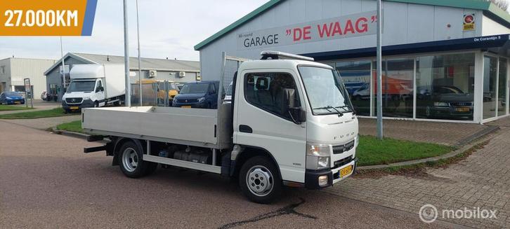 Fuso Canter 3C13 3.0 DI pickup open laadbak 3500kg trekhaak, Auto's, Bestelauto's, Bedrijf, Te koop, ABS, Airconditioning, Alarm