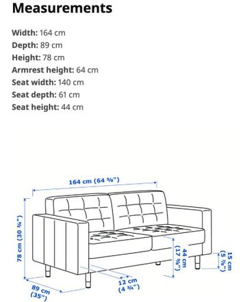 IKEA LANDSKRONA 2-seat sofa / 2-zitsbank brown/bruin leather - afbeelding 6