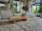 Massief eikenhouten salontafel 60 x 120 cm, Huis en Inrichting, Tafels | Salontafels, Ophalen, 100 tot 150 cm, 50 tot 75 cm, Eikenhout