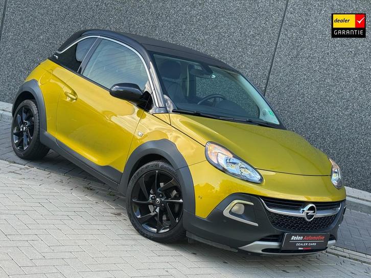 Opel ADAM 1.0 Turbo Rocks Cabrio Cruise Leder Carplay Airco, Auto's, Opel, Bedrijf, Te koop, ADAM, ABS, Airbags, Airconditioning