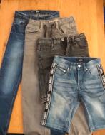 2 korte en lange broeken maat 134, Kinderen en Baby's, Kinderkleding | Maat 134, Ophalen of Verzenden, Zo goed als nieuw, Jongen