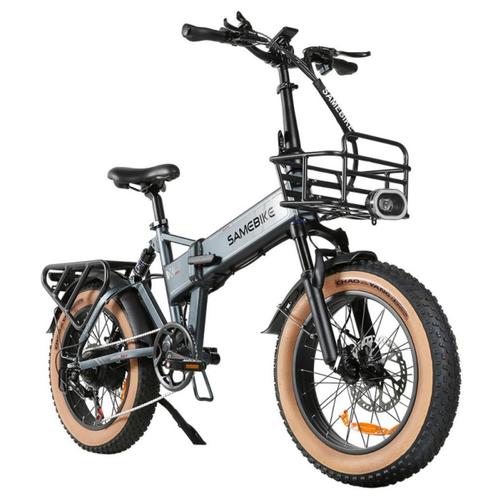 Elektrische fiets SAMEBIKE XWLX09-II 1000W/15Ah Grijs, Sport en Fitness, Overige Sport en Fitness, Nieuw, Verzenden