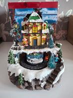 Kerst huisje, trein en lichtjes., Diversen, Kerst, Ophalen, Zo goed als nieuw