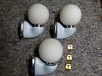 vintage set wandlampen Luigi Colani space age Crocus, Ophalen, Zo goed als nieuw, Glas, Space age