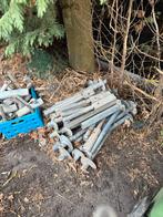 Tunnelkas Frame, Staal, Gebruikt, Folie, Kweekkas