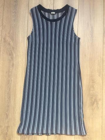 Drykorn mouwloze jurk streep donker blauw maat 4= M/38 beschikbaar voor biedingen