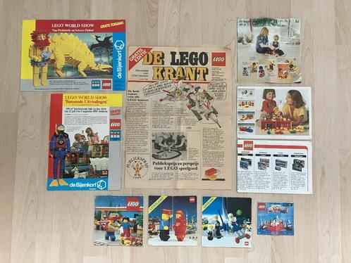 Diverse LEGO catalogi, folders en flyers uit de jaren 70/80, Kinderen en Baby's, Speelgoed | Duplo en Lego, Gebruikt, Ophalen of Verzenden