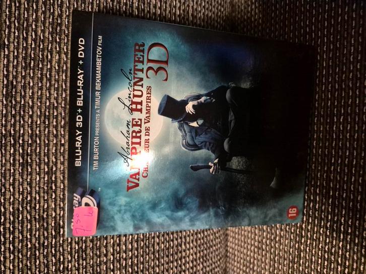 Bluray abraham licoln vampire hunter 3d, Cd's en Dvd's, Blu-ray, Gebruikt, 3D, Verzenden