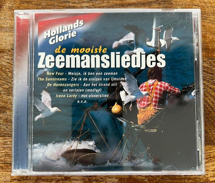 CD Hollands Glorie De Mooiste Zeemansliedjes Various, Cd's en Dvd's, Cd's | Verzamelalbums, Zo goed als nieuw, Nederlandstalig