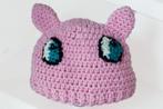 Mew Pokémon muts voor kind circa 6-8 jaar, Jongen of Meisje, Handgemaakt, Nieuw, Ophalen of Verzenden
