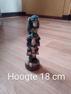 Horen, zien en zwijgen beeldje, Verzamelen, Beelden en Beeldjes, Ophalen of Verzenden, Gebruikt, Dier