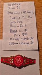 Sigarenbanden Slootdorp, Verzamelen, Ophalen, Sigarenbandjes