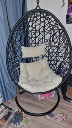 Luxe hangstoel, Tuin en Terras, Tuinstoelen, Ophalen, Zo goed als nieuw, Rvs