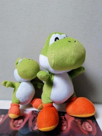 2 Super Mario - Nintendo Yoshi knuffels 2007 beschikbaar voor biedingen