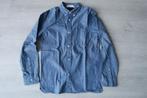 Blauwe spijkerblouse, lange mouwen, jongen, maat 140, Gebruikt, H&M, Ophalen of Verzenden, Shirt of Longsleeve