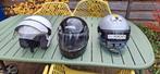 3 Motorhelmen - 2 Goed, 1 Defect, Motoren, M, Dames, Overige typen, Tweedehands
