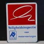 Emaille Bovag VVN Langcat Almere VeiligheidsInspectie bord., Ophalen of Verzenden, Zo goed als nieuw, Reclamebord
