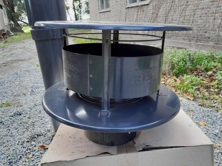 rookgaskap en kachelpijp, Huis en Inrichting, Kachels, Zo goed als nieuw, Overige soorten, Overige brandstoffen, Ophalen of Verzenden