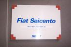 Gebruikershandleiding voor FIAT SEICENTO    1998/2001, Ophalen of Verzenden
