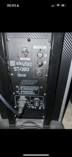 Skytec ST-080 mobiele geluidsinstallatie, Ophalen of Verzenden, Zo goed als nieuw, 120 watt of meer, Overige typen