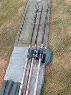Karperhengelset met Shimano Baitrunner 4500  USA molens, Watersport en Boten, Ophalen, Gebruikt, Complete set