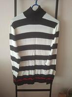 Nieuwe gestreepte trui van Spirit maat L, Verzenden, Zwart, Spirit, Maat 42/44 (L)