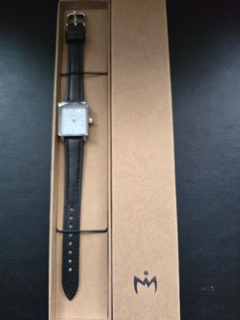 Nieuw Dameshorloge, Sieraden, Tassen en Uiterlijk, Horloges | Dames, Overige merken, Leer, Staal, Polshorloge