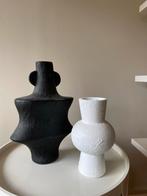Japandi Vazen Set - Stijlvol & Uniek, Zwart, Aardewerk of Porselein, Nieuw, Ophalen of Verzenden