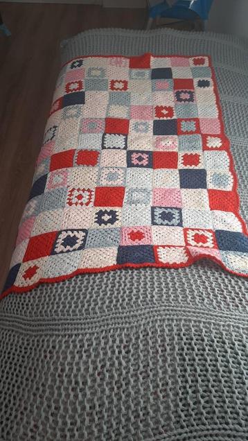 Nieuw gehaakt sprei voor - ledikantje -100% katoen, handmade beschikbaar voor biedingen