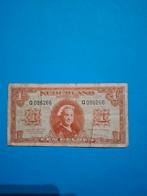 1 gulden muntbiljet Wilhelmina uit 1945 in ZF-, Postzegels en Munten, Bankbiljetten | Nederland, Ophalen of Verzenden, 1 gulden