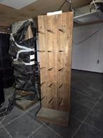 2x Houten Presentatierek met Metalen Staven, Huis en Inrichting, Kasten | Boekenkasten, Ophalen of Verzenden, Nieuw, 25 tot 50 cm