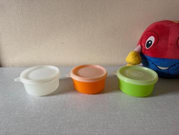 Z.G.A.N. desserttrio leuke trio bakjes van TUPPERWARE beschikbaar voor biedingen