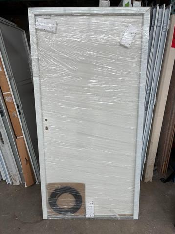 Stalen buitendeur 100 x 200 cm Links kleur Wit beschikbaar voor biedingen