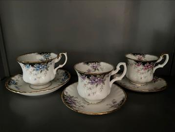 Royal Albert kop en schotels. Set van 3. Royal choice e.a beschikbaar voor biedingen