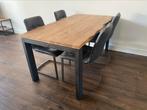 Eettafel met dressoir, Huis en Inrichting, Tafels | Eettafels, 50 tot 100 cm, 150 tot 200 cm, Rechthoekig, Eikenhout