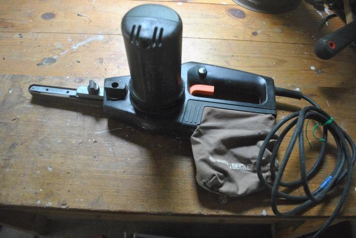 Bandschuurmachine, Black en Decker BD290, Doe-het-zelf en Verbouw, Gereedschap | Schuurmachines, Gebruikt, Bandschuurmachine, Ophalen of Verzenden
