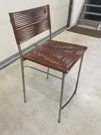 Design barkrukken, Huis en Inrichting, Ophalen, Gebruikt, 60 tot 90 cm, Leer