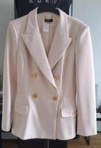 Elisabetta Franchi creme blazer maat 38/40m (46 IT), Maat 38/40 (M), Overige kleuren, Elisabetta Franchi, Nieuw