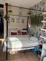 Zwart Hemelbed 160x200, Ophalen, Zwart, Tweepersoons, Zo goed als nieuw