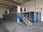 legbordstellingen met entresolvloer en palletstellingen, Zakelijke goederen, Kantoor en Winkelinrichting | Magazijn, Stelling en Opslag