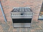 Prachtig RVS Smeg gasfornuis 6 pits met grill oven, Witgoed en Apparatuur, Fornuizen, Ophalen, 60 cm of meer, Zo goed als nieuw