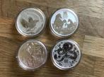 Zilver 1 oz munten, Ophalen of Verzenden, Zilver
