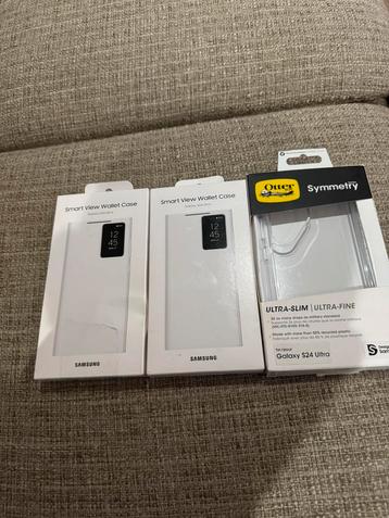 2x samsung s24 ultra smart view wallet case 1x otterbox slim beschikbaar voor biedingen