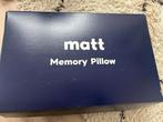 Matt Memory Pillow - NIEUW, Eenpersoons, Wit, Nieuw, Ophalen of Verzenden