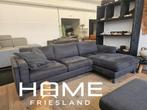 Hoekbank - Antraciet - Textiel