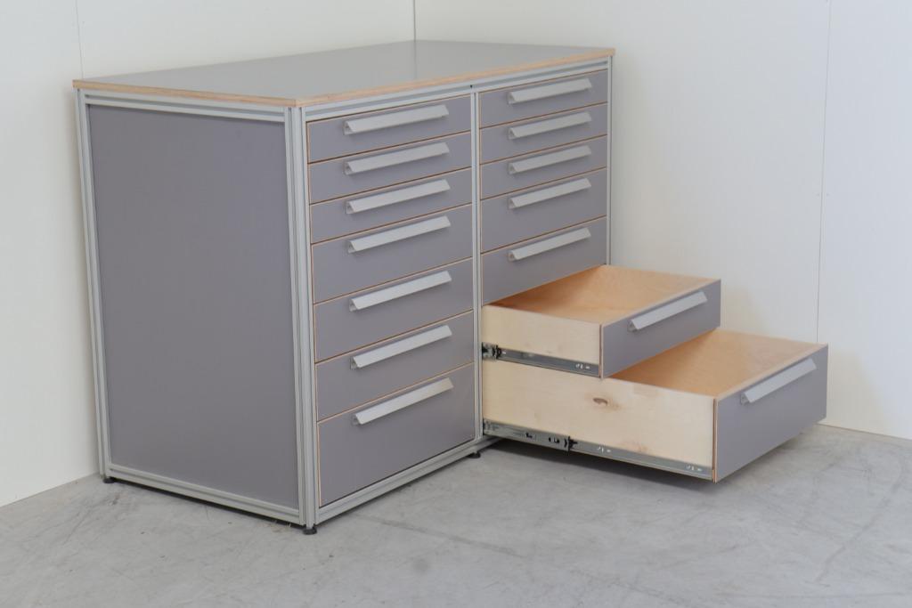 ELC Werkzeugbox L-BOXX Arbetsplatte mobl für L-BOXX B700xT500xH18 mm
